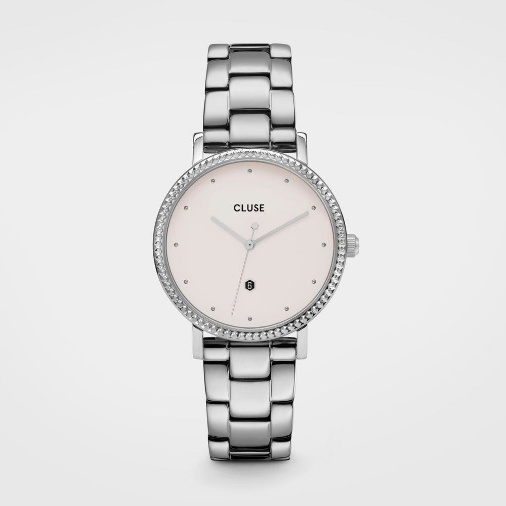 Cluse Silver Stainless Steel Dress Watch
