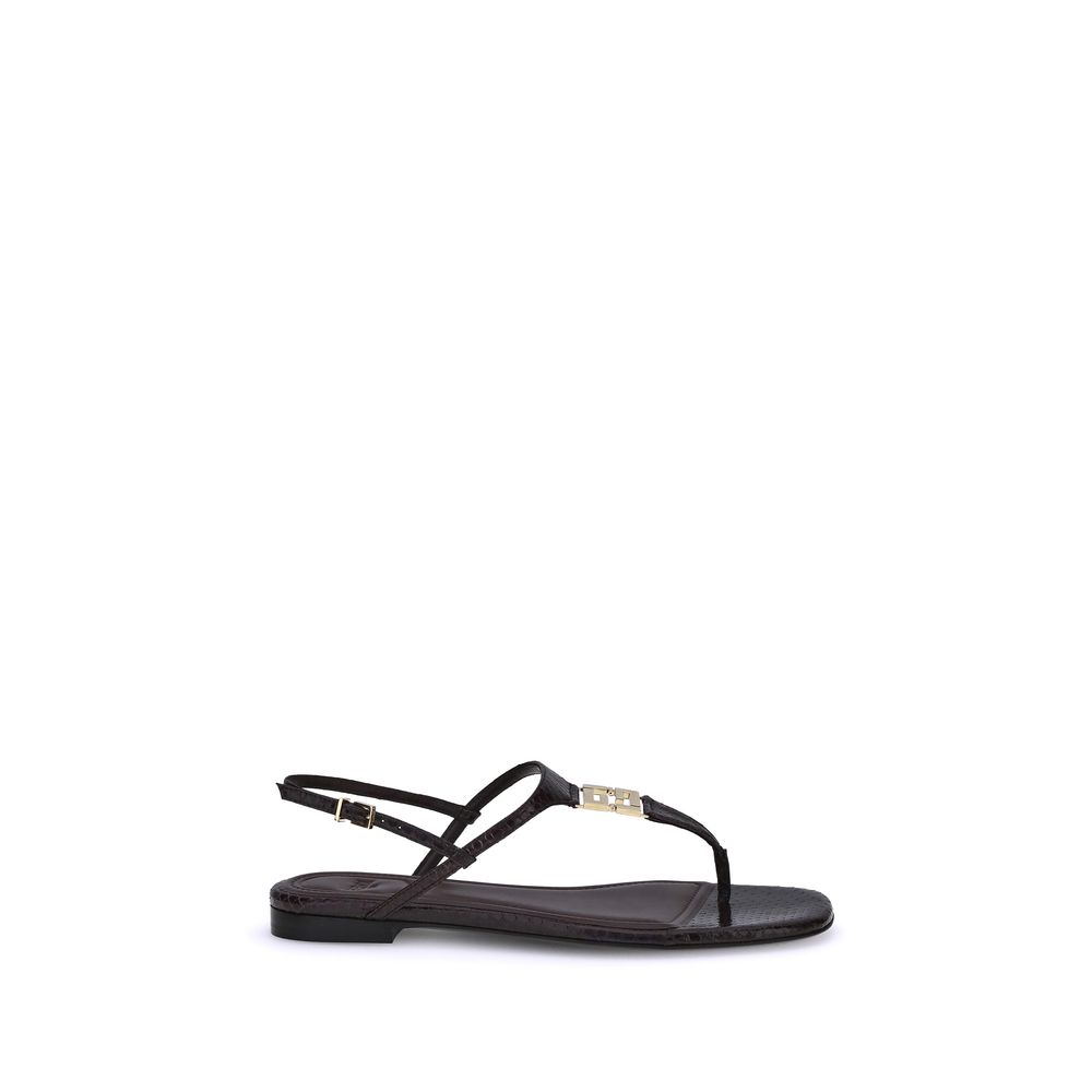 Fendi Multicolor Calf Leather Bos Taurus Sandals