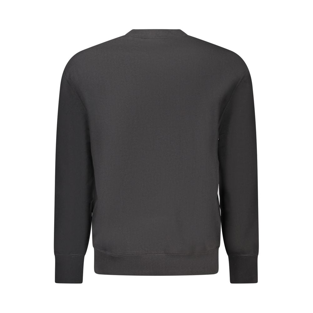 Calvin Klein Black Cotton Men Sweatshirt