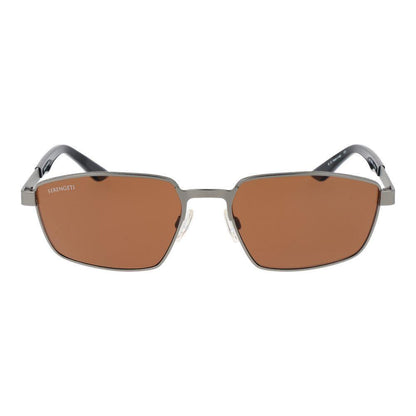 Serengeti Gray Metal Sunglasses