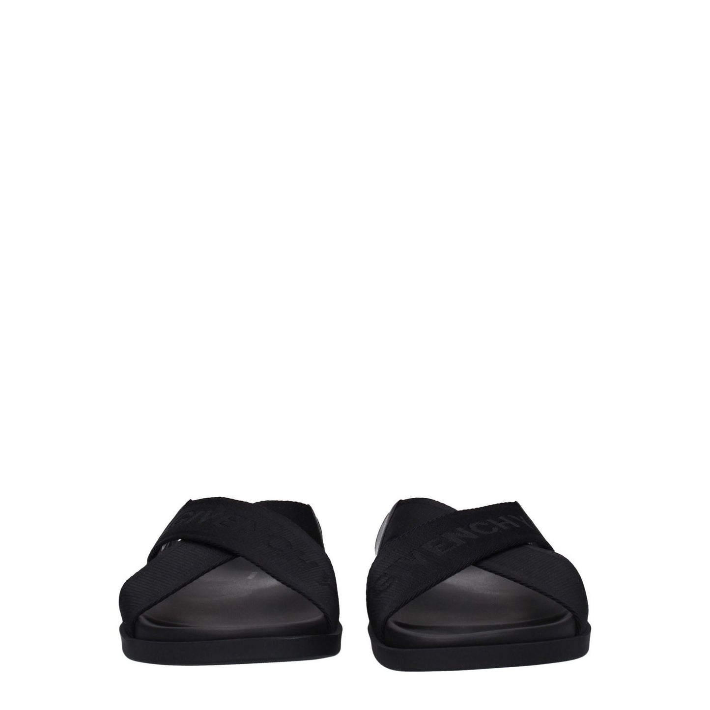 Givenchy Black Fabric Slippers
