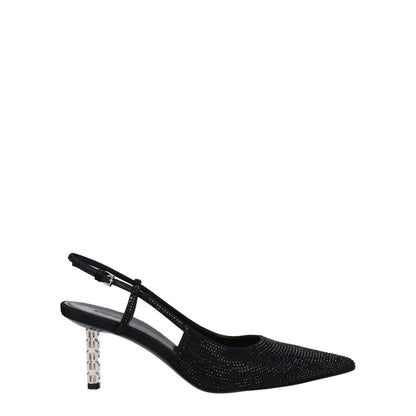 Givenchy Black Fabric High Heel Pumps