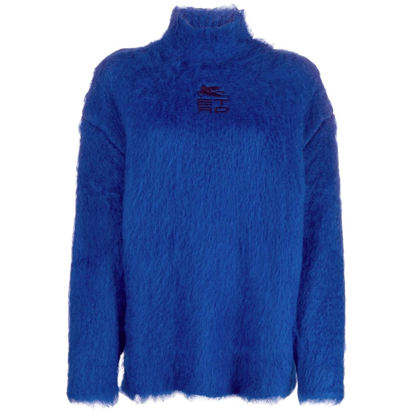 Etro Sweaters Blue Topwear Etro