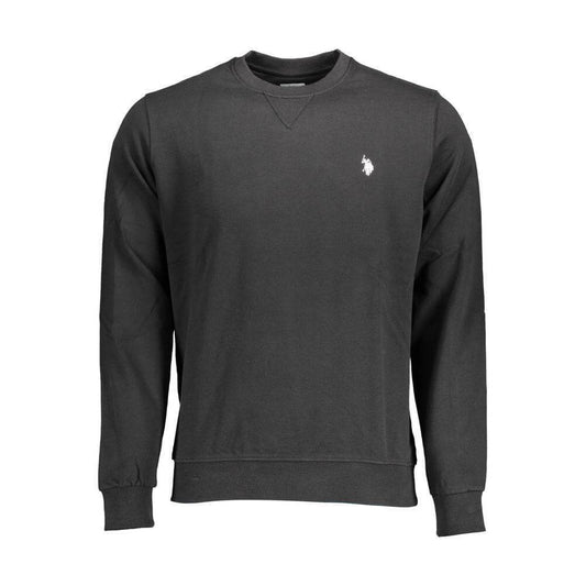 U.S. POLO ASSN. Black Cotton Men Sweatshirt