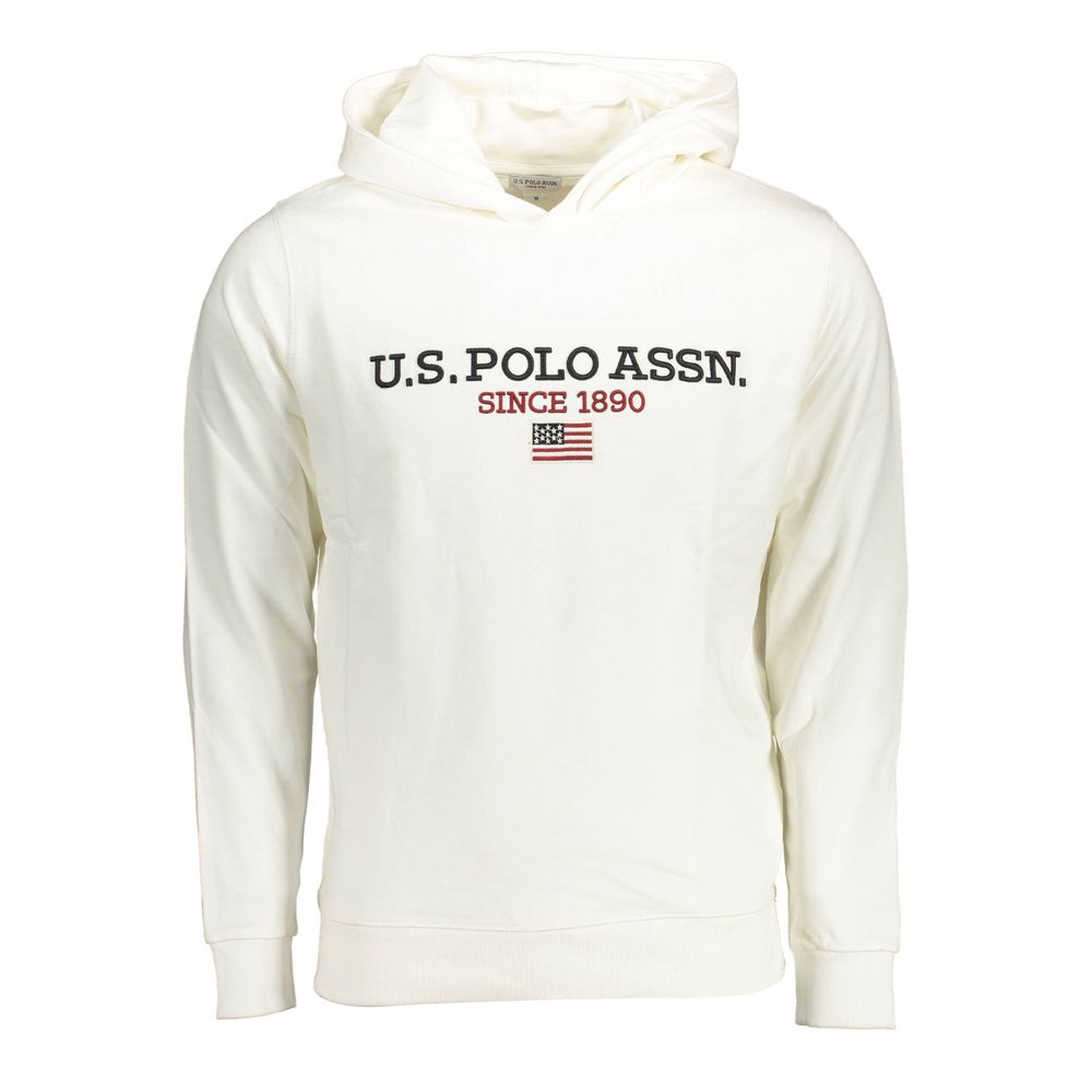 U.S. POLO ASSN. White Cotton Men Sweatshirt