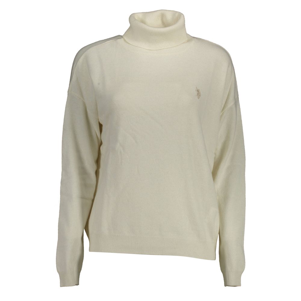 U.S. POLO ASSN. Bianco Polyamide Women Sweater