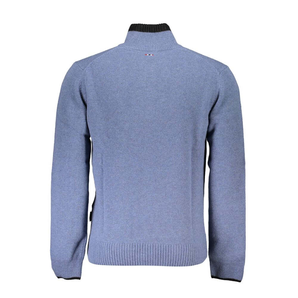 Napapijri Blue Tessuto Men Sweater