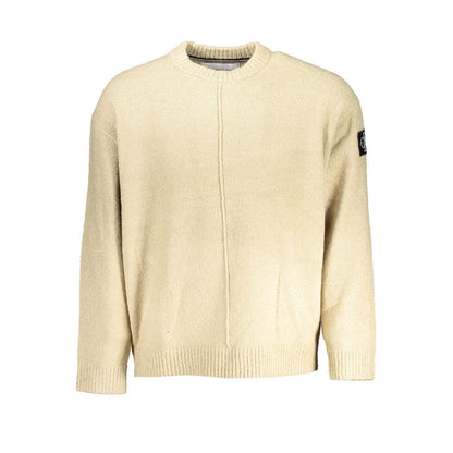 Calvin Klein Beige Cotton Men Sweater