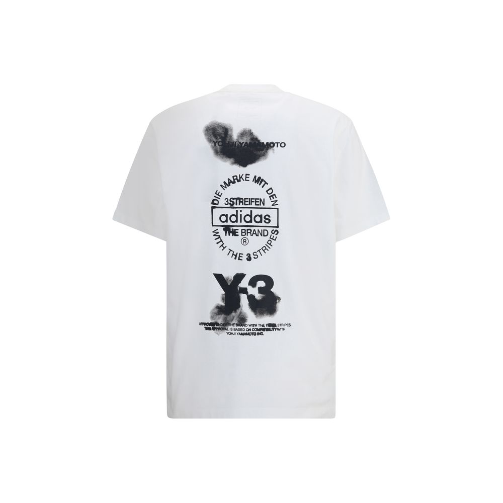 Y-3 White Cotton T-Shirt