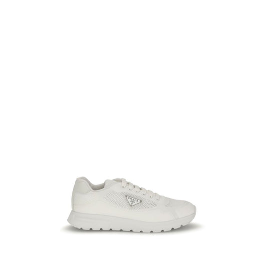 Prada White Rubber Athletic Sneakers