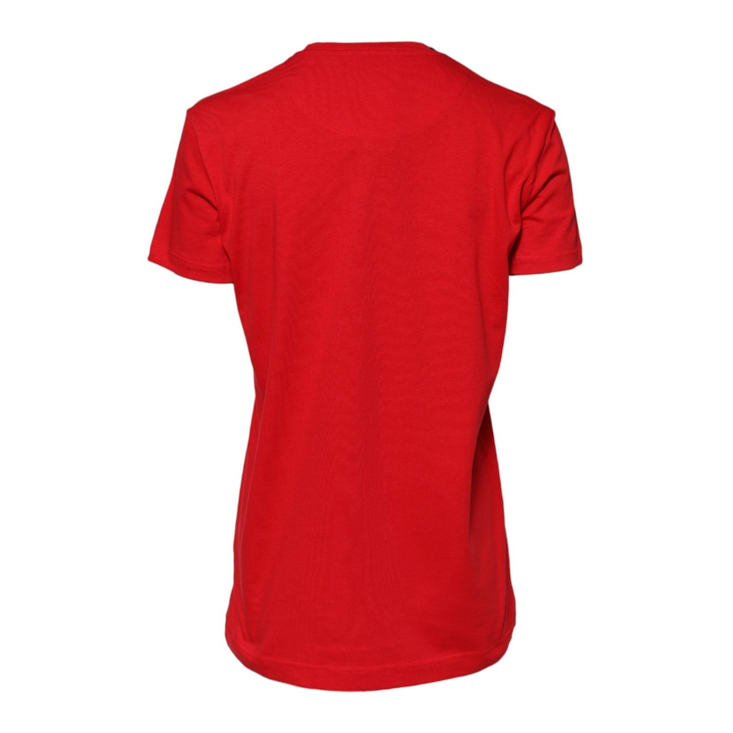 Dolce & Gabbana Red Casual Crew Neck Short Sleeve Top T-shirt