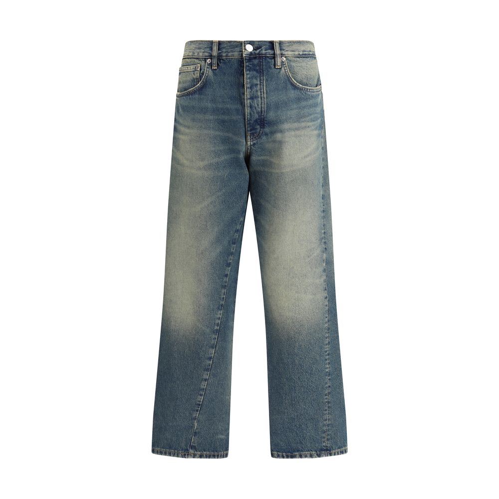 Sunflower Blue Cotton Jeans Denim