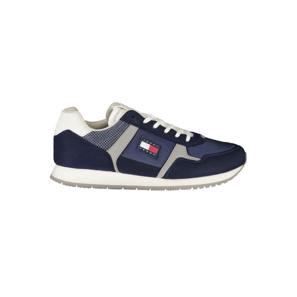 Tommy Hilfiger Blue Polyurethane Men's Sneaker