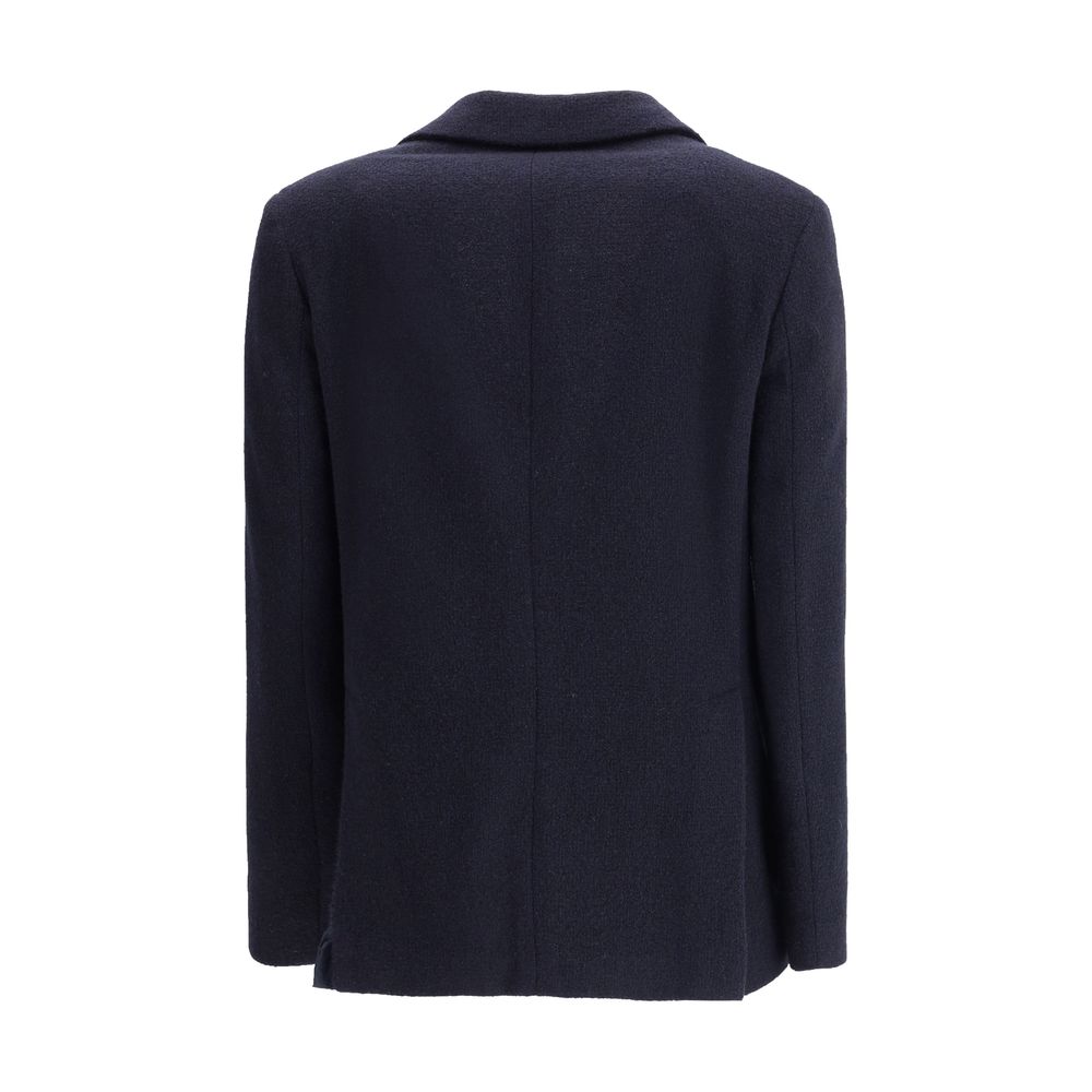 Lardini Blue Wool Blazer