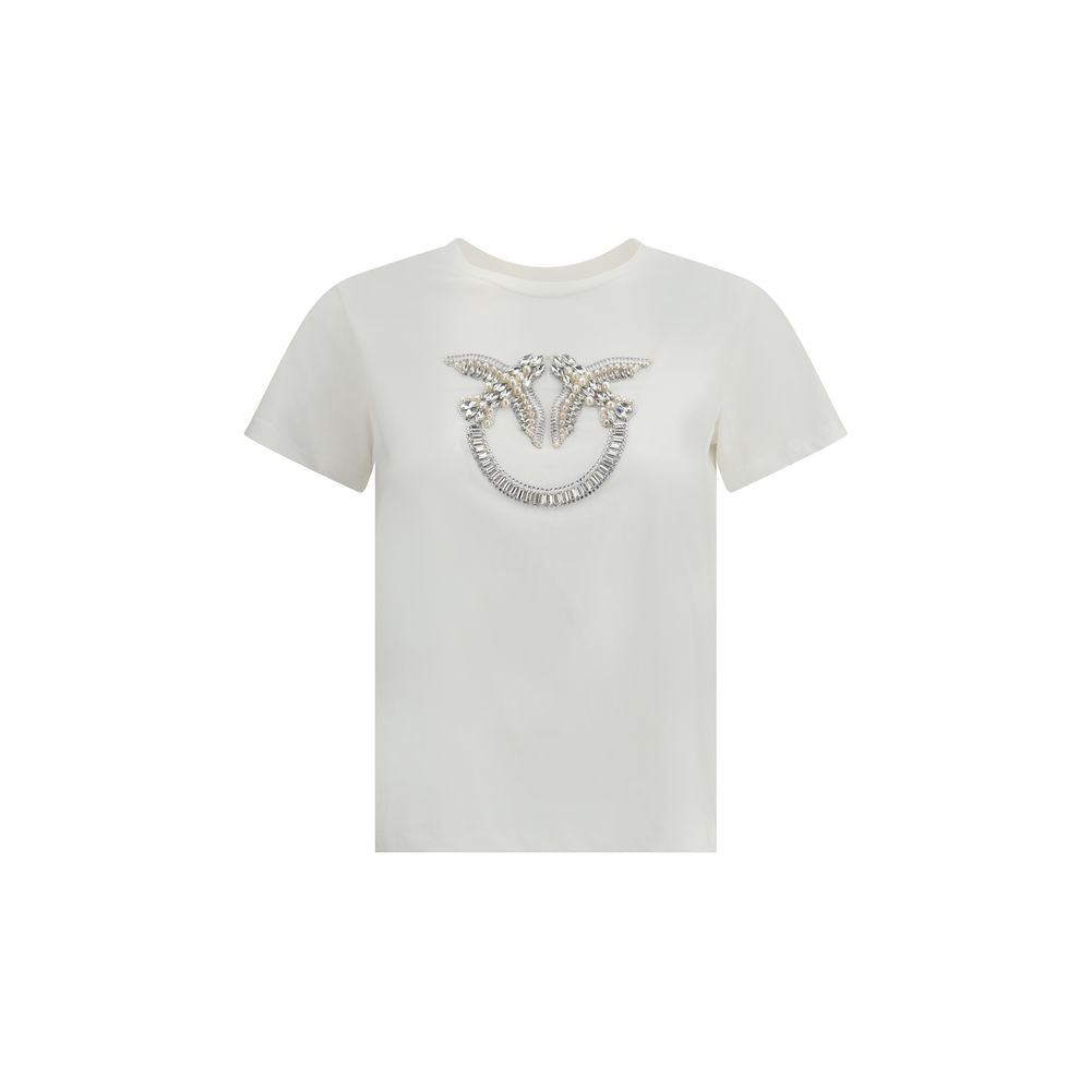 PINKO White Cotton T-Shirt
