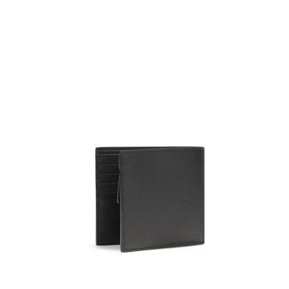 Saint Laurent Black Calf Leather Bos Taurus Wallet