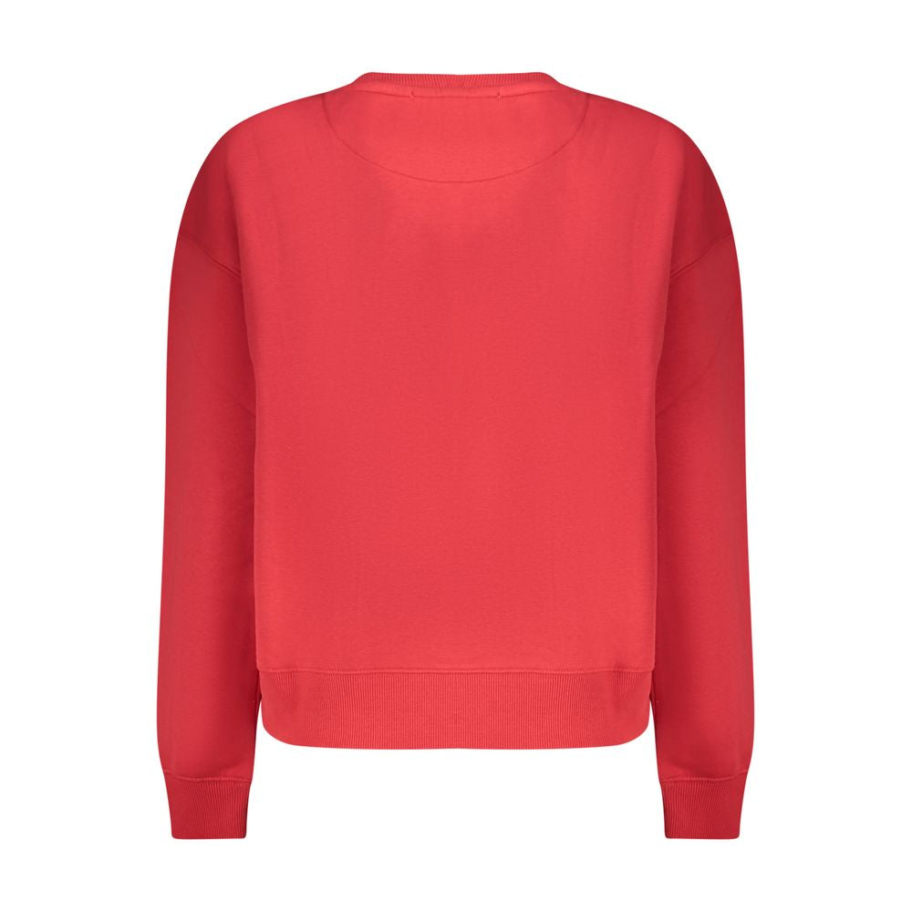Pepe Jeans Rosso Cotton Women Sweatshirt