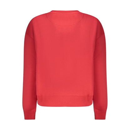 Pepe Jeans Rosso Cotton Women Sweatshirt