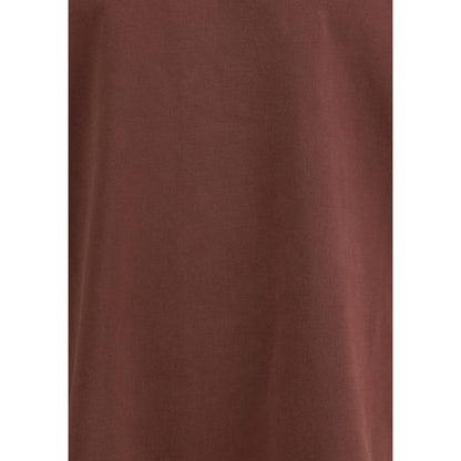 Agolde Bordeaux Cotton Long Sleeve T-Shirt