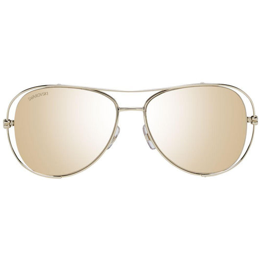 Gold Women Sunglasses Swarovski