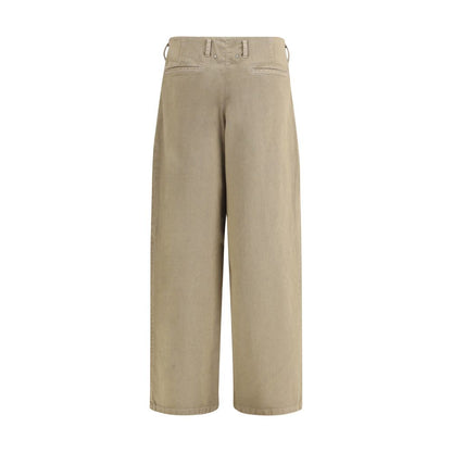 Golden Goose Bicolor Cotton Casual Pants