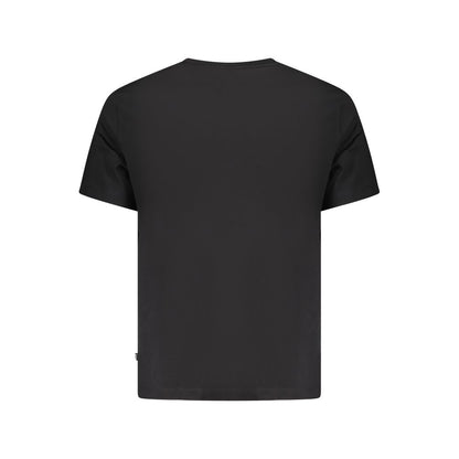Guess Jeans Black Cotton Men T-Shirt