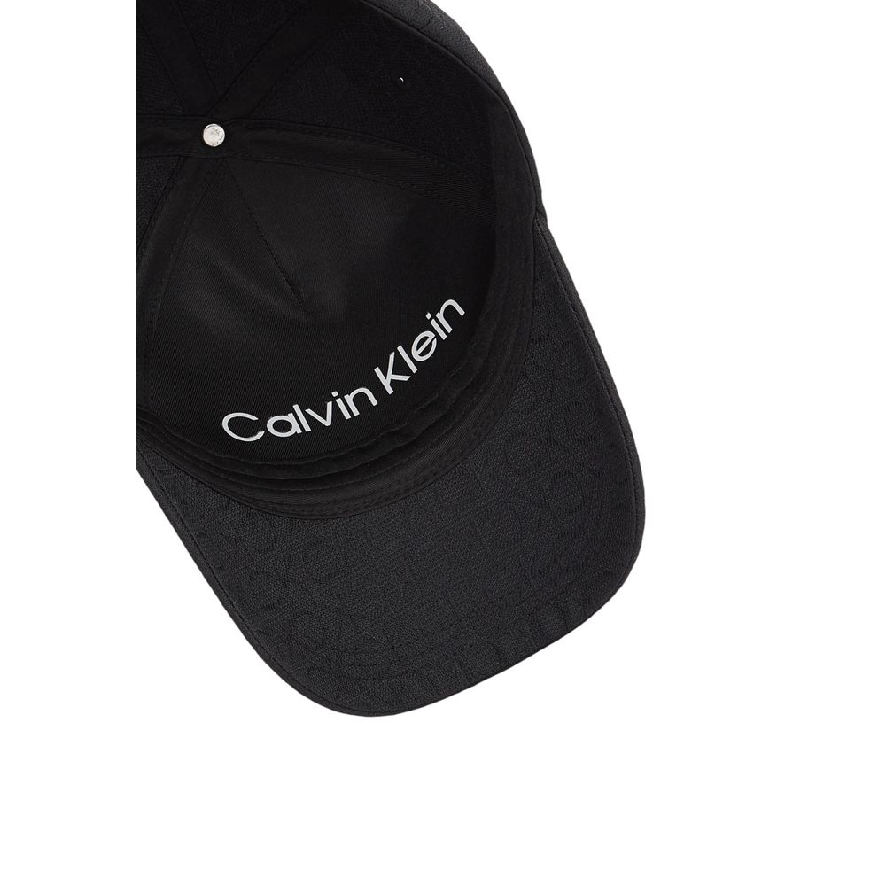 Calvin Klein Black Recycled Polyester Cap (Baseball Hat)