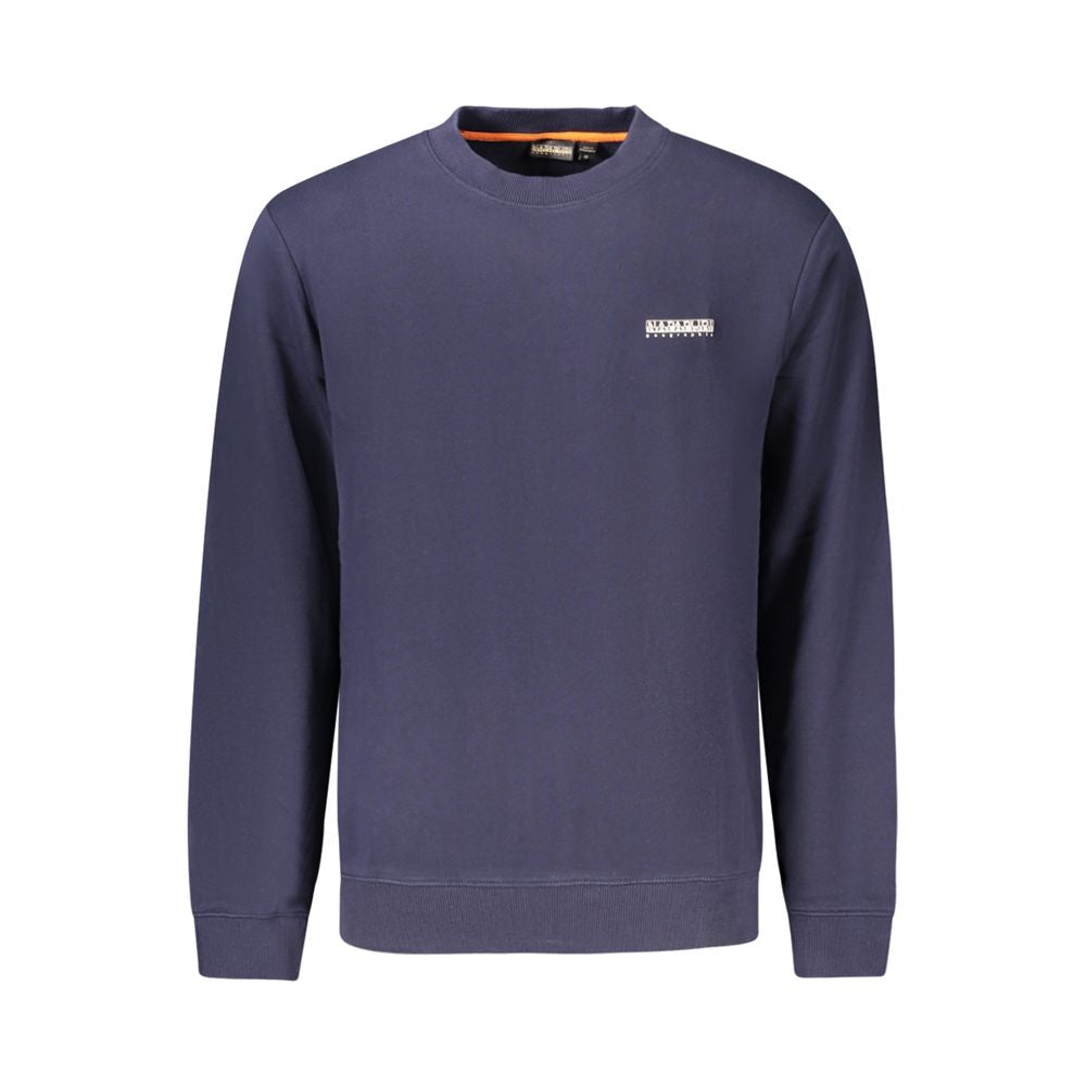 Napapijri Blue Cotton Men Sweatshirt
