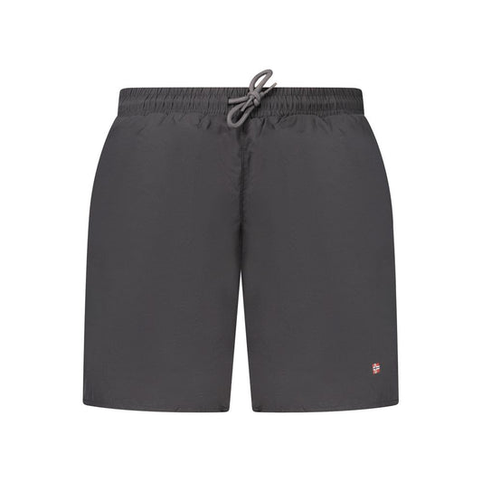 Napapijri Black Polyamide Men's Swim Boxer