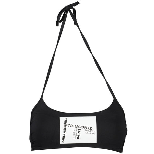 Karl Lagerfeld Black Polyamide Women Swimsuit
