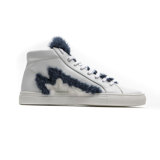Mr&Mrs Italy White Leather Women's Sneaker