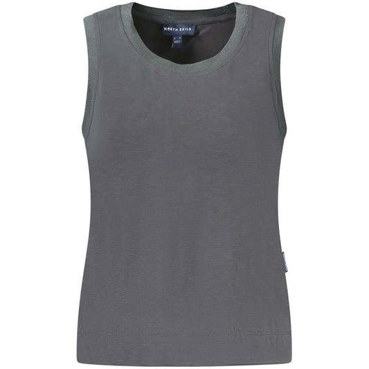 North Sails Black Modal Women Tank Top