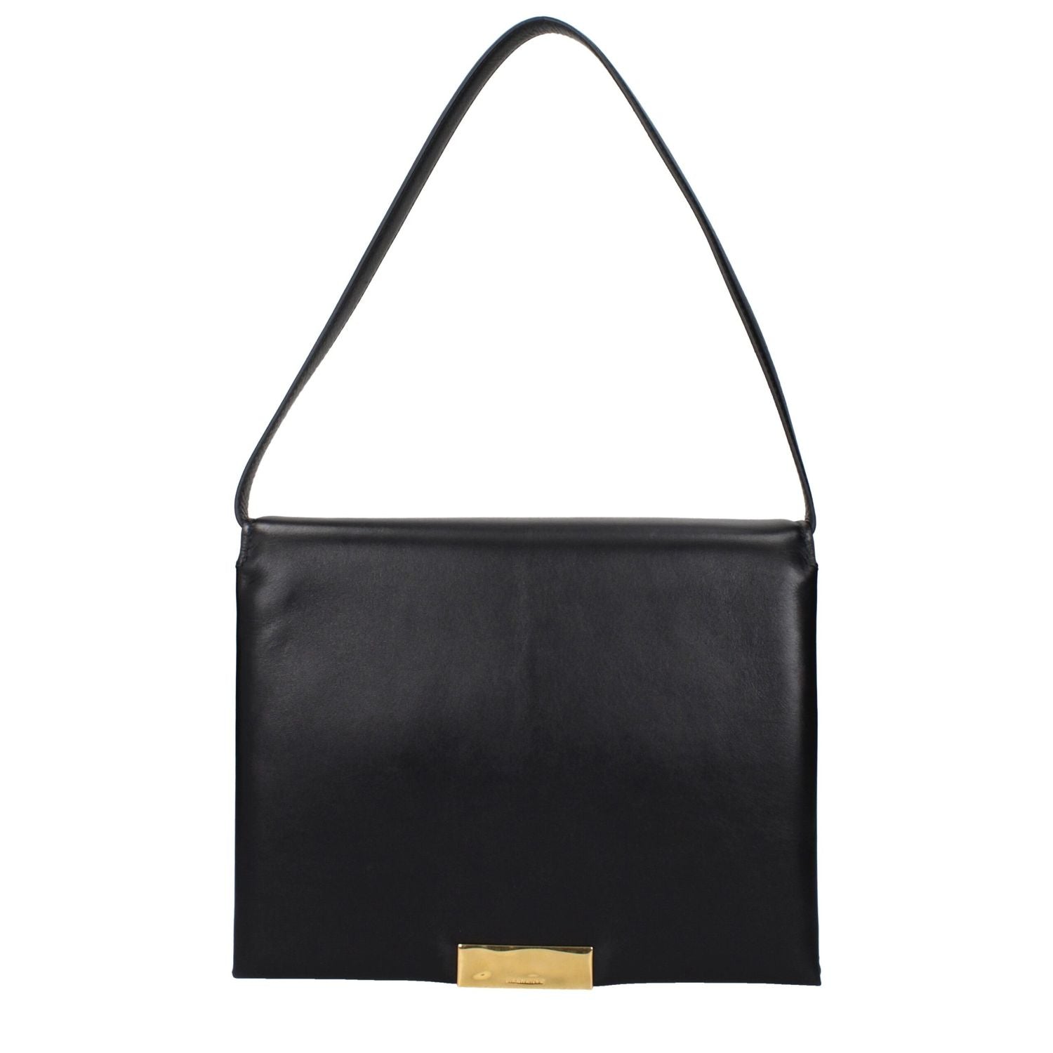Jil Sander Black Leather Shoulder Bag