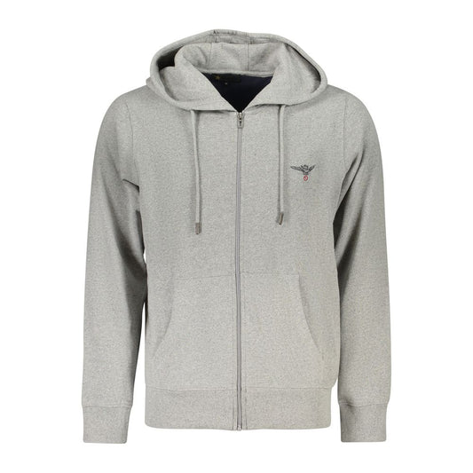 Accademia Militare Gray Cotton Men Hoodie