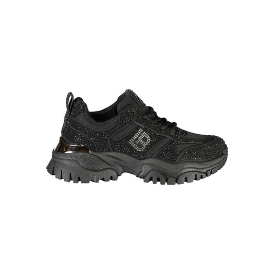 Laura Biagiotti Black Polyurethane Women Sneaker