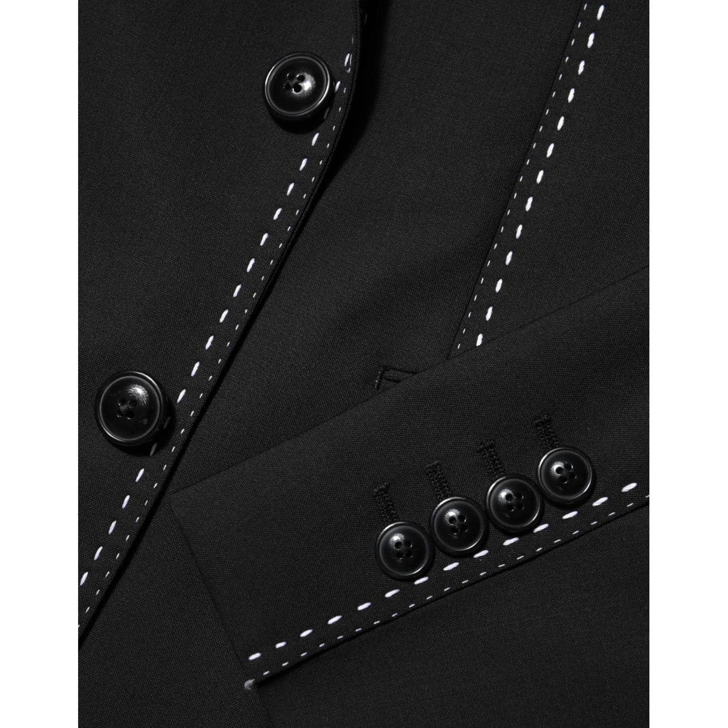 Dolce & Gabbana Black SICILIA 2 Buttons Suit Jacket Blazer