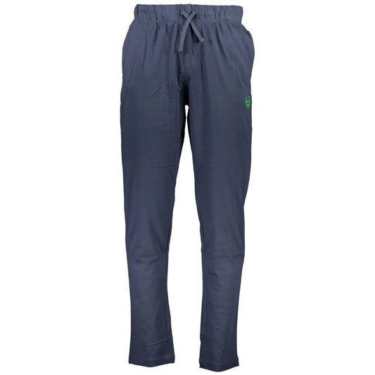 Gianmarco Venturi Blue Cotton Men's Track Pant