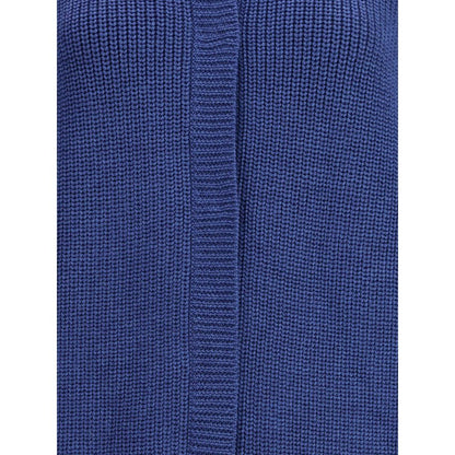 Ella Blue Merino Wool Sweatshirt