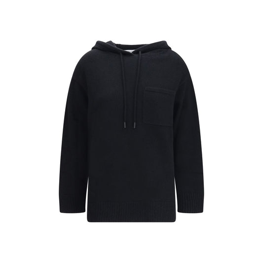 Max Mara Black Wool Hoodie