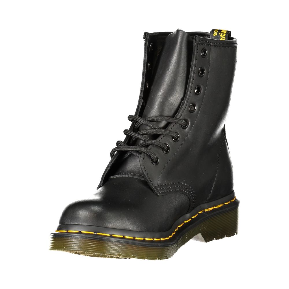 Dr. Martens Black Leather Unisex Ankle Boot