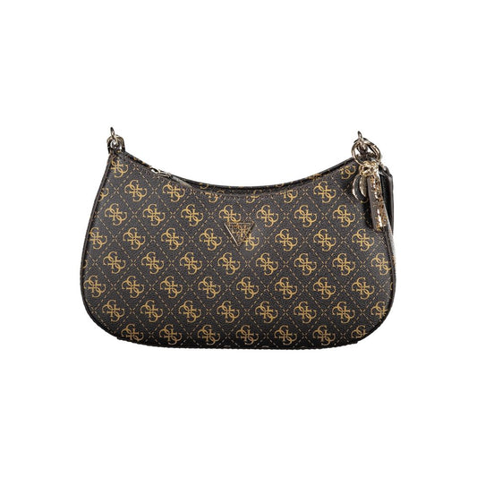 Guess Jeans Marrone Poliuretano Women Handbag