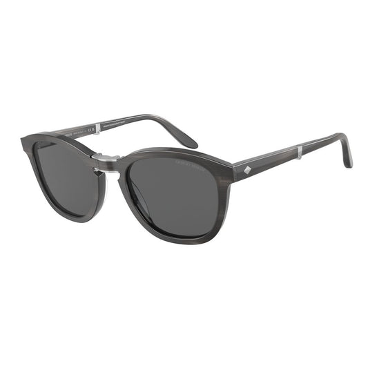 Giorgio Armani Gray Acetate Sunglasses