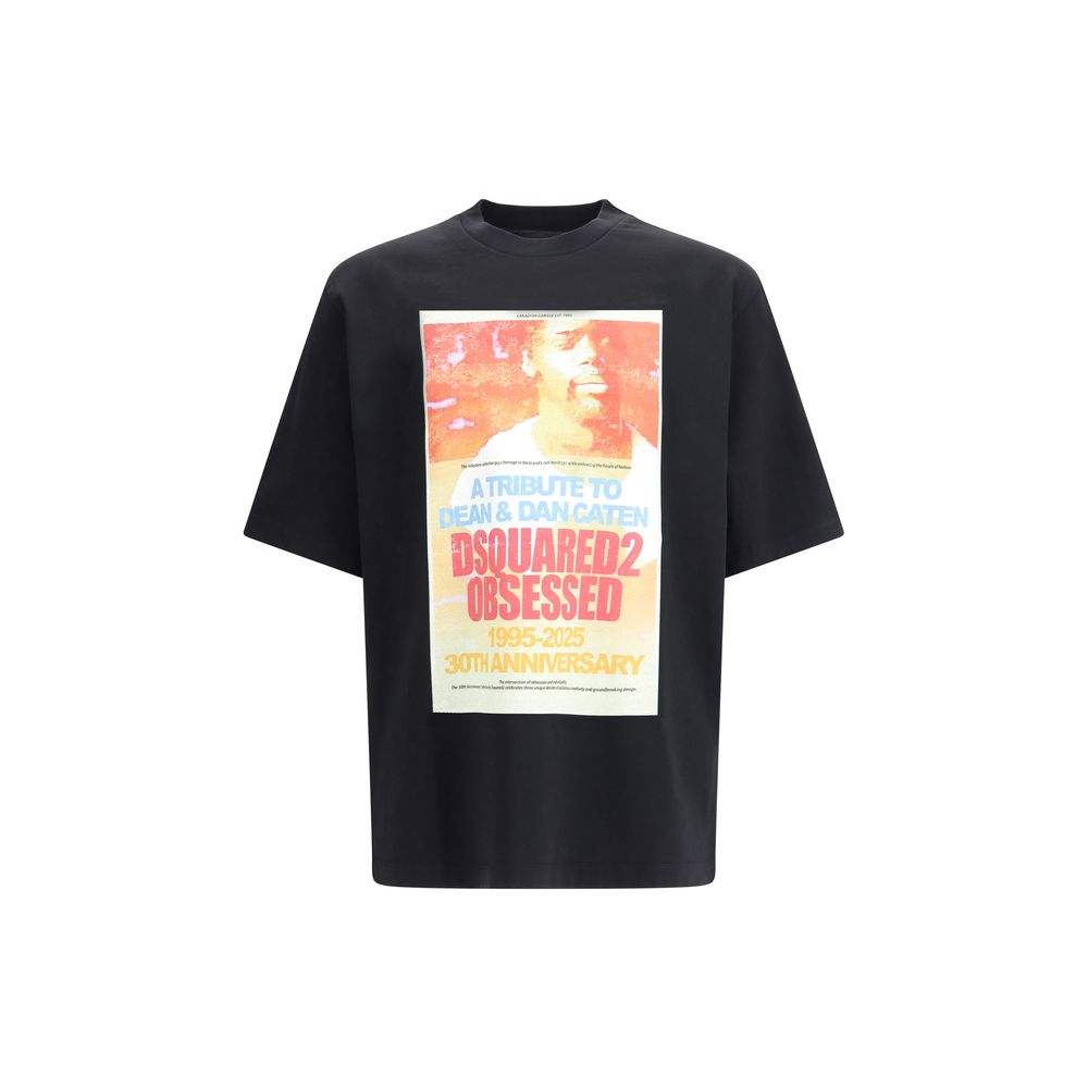 Dsquared² Black Cotton T-Shirt