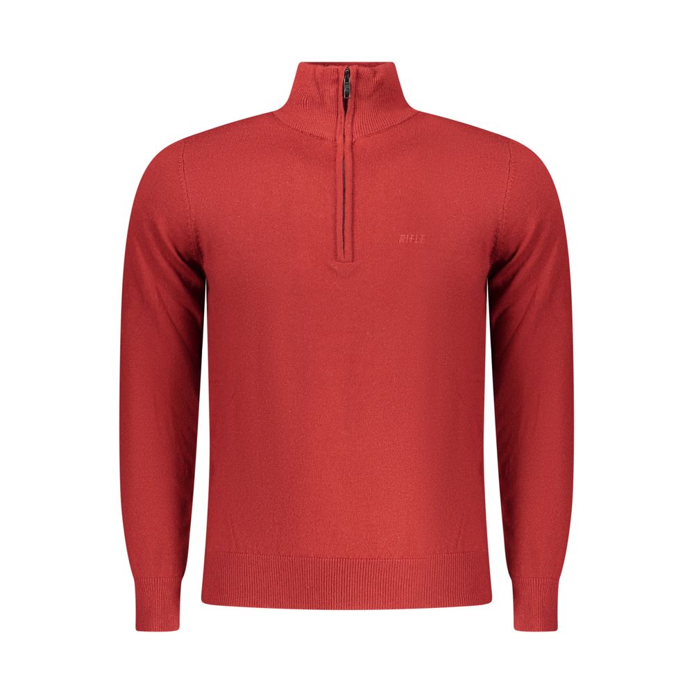 Rifle Red Polyester Men Sweater