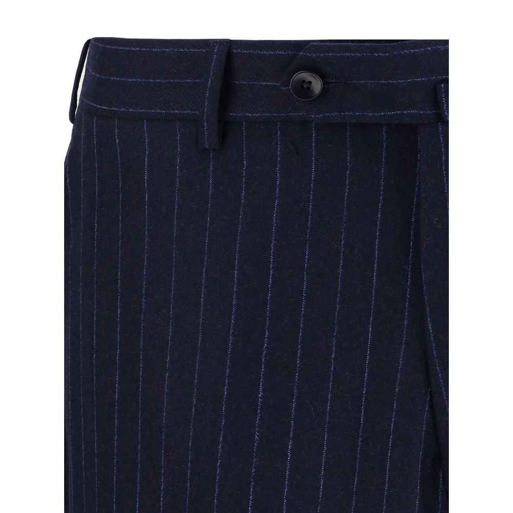 Gi Capri Blue Fleece Wool Two-Piece Suit
