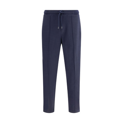 Brunello Cucinelli Blue Cashmere Athletic Pants