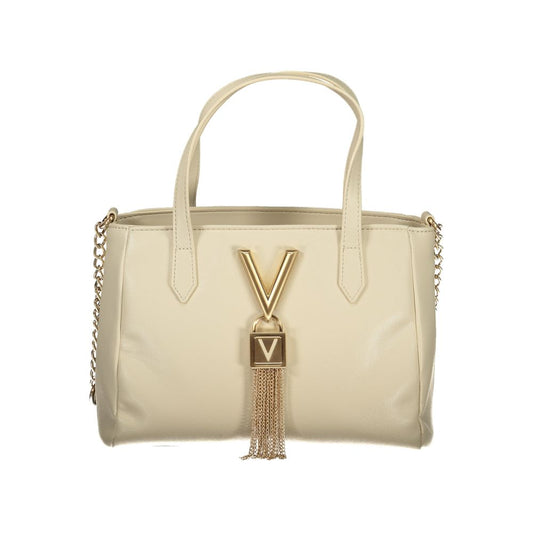 Mario Valentino Beige Polyurethane Women Handbag