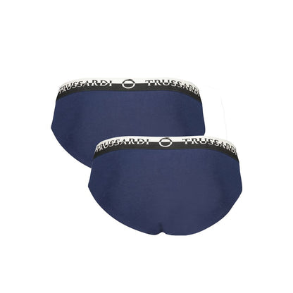 Trussardi Blu Cotton Men Underwear
