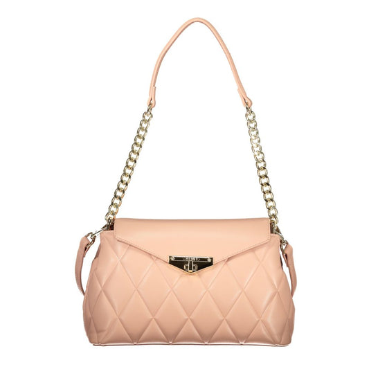 Mario Valentino Rosa Poliuretano Women Shoulder Bag