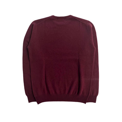 Baldinini Trend Red Cashmere Men Sweater